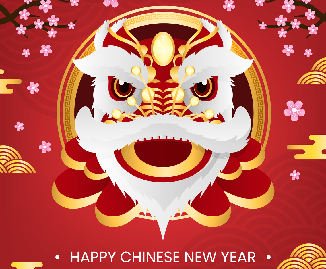 Lion Dance Chinese New Year Festivity