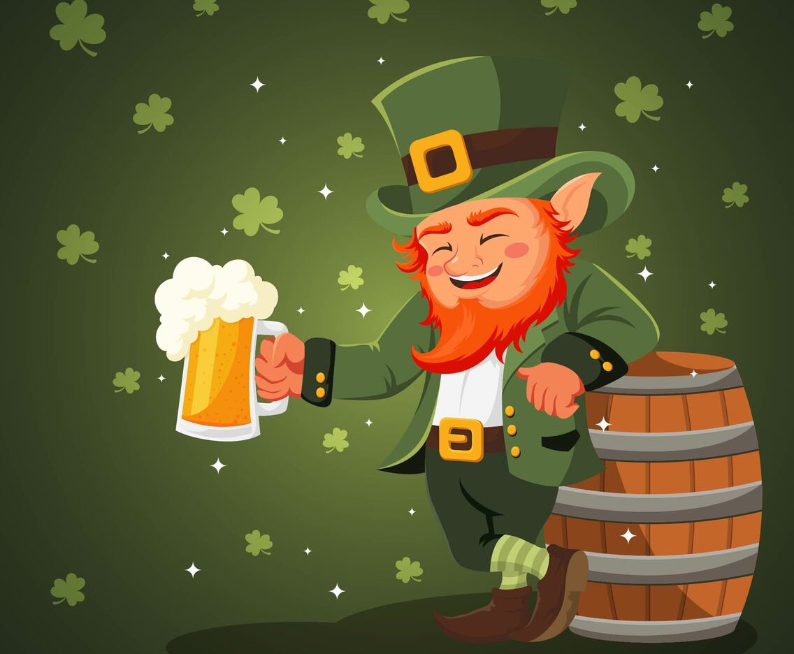 Mr. Leprechaun with Beer