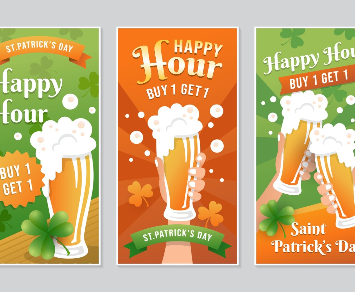 Happy Hour Beer Promotion Banner