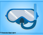 Swimming Goggles Vector
