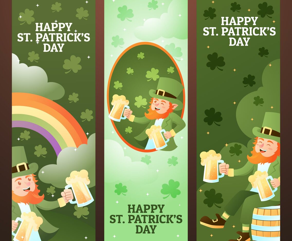 Happy Leprechaun Banners Collection