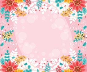 Colourful and Beautiful Spring Floral Background