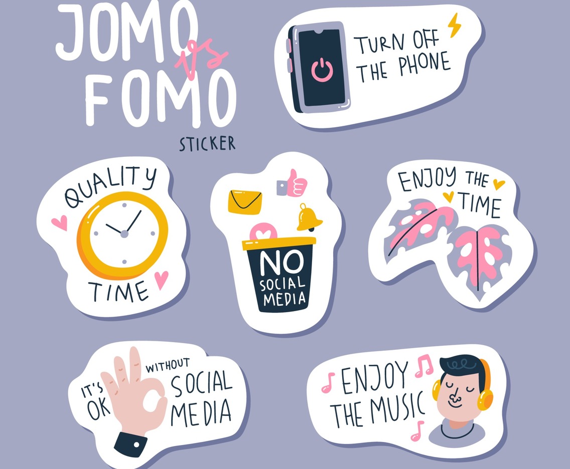 Jomo vs Lomo Sticker Set