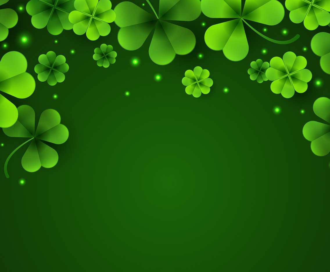 St Patrick's Day Clover Background