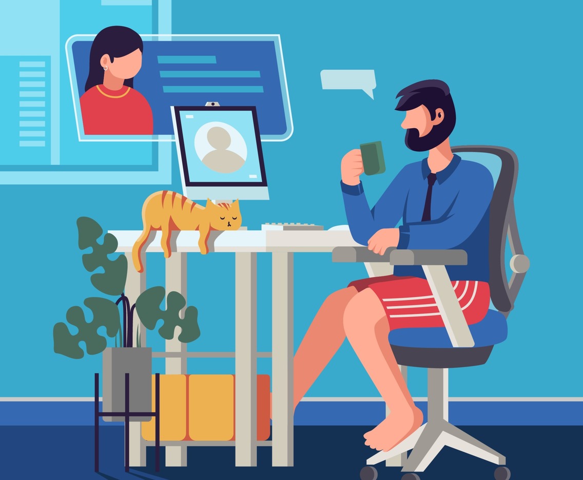 Virtual Meeting From Home