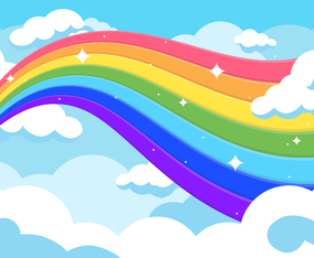 Rainbow Background Graphics Vector Art & Graphics | freevector.com