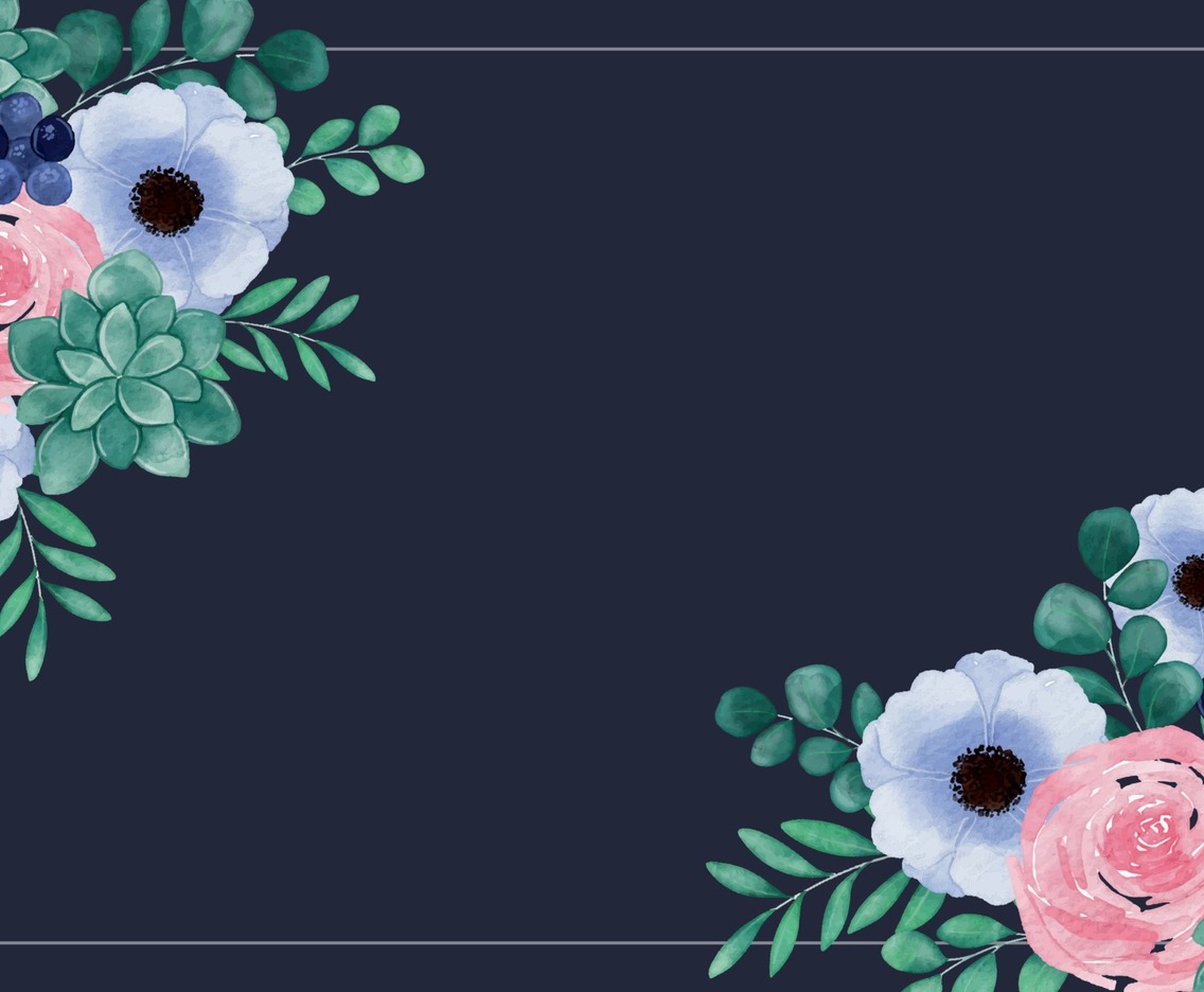 Watercolor Floral Background