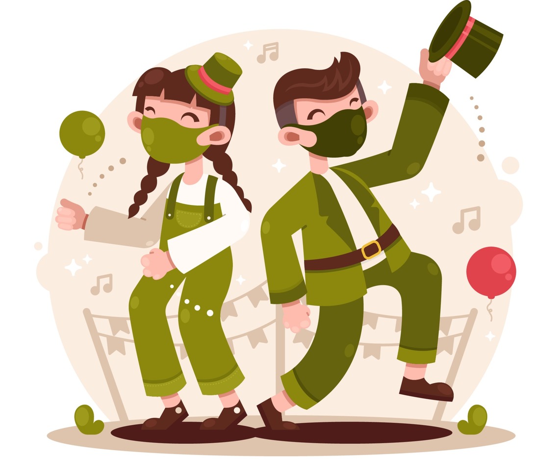 ST. Patrick Day Celebration with COVID Protocol