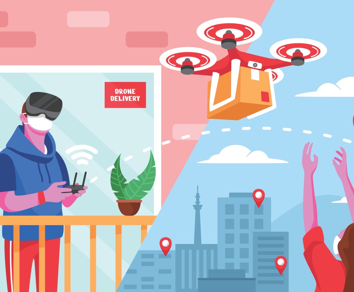 UNTACT Contactless Drone Delivery Concept