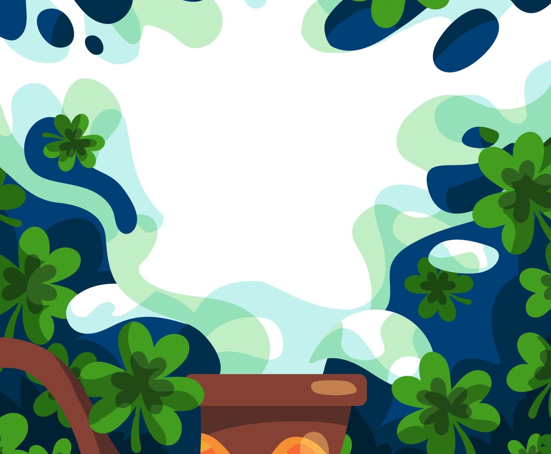 Smoked Clover Background