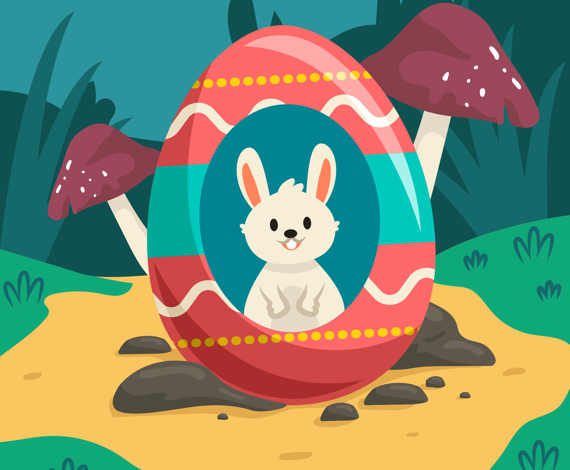 Easter Egg's In Grass