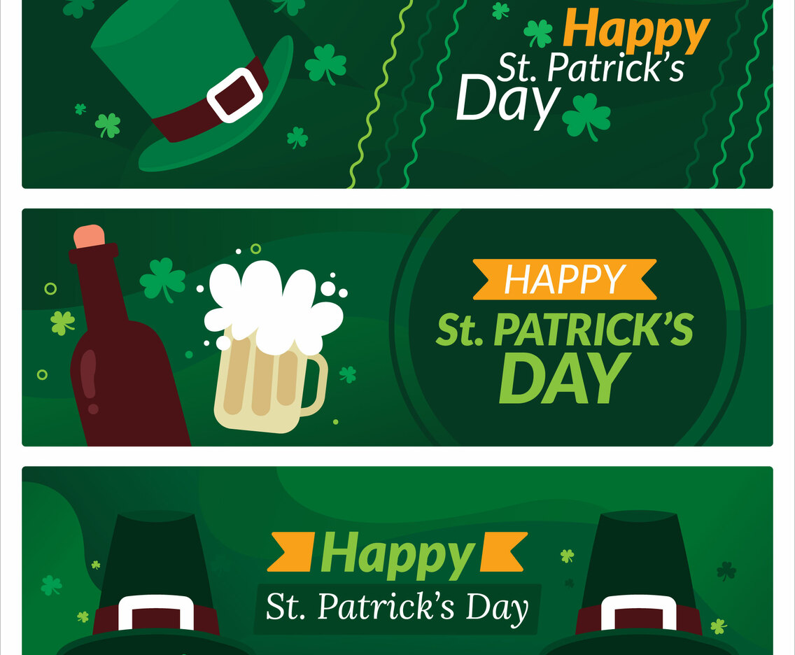 Cute Leprechaun Banner Collection