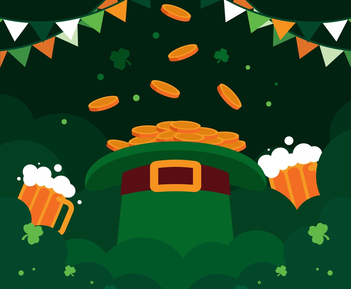 ST. Patrick's Day with A Big Hat