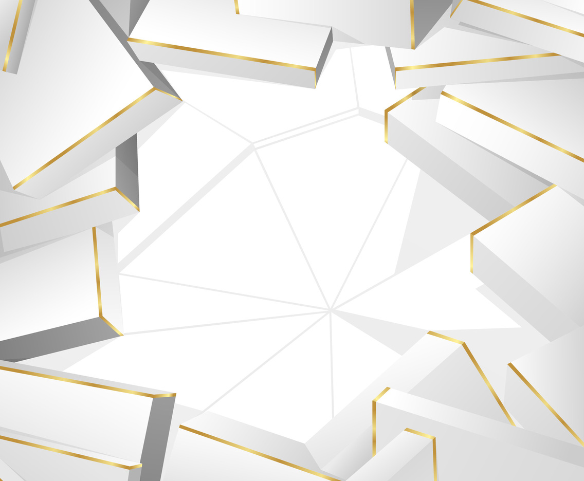 Abstract White Geometric Background