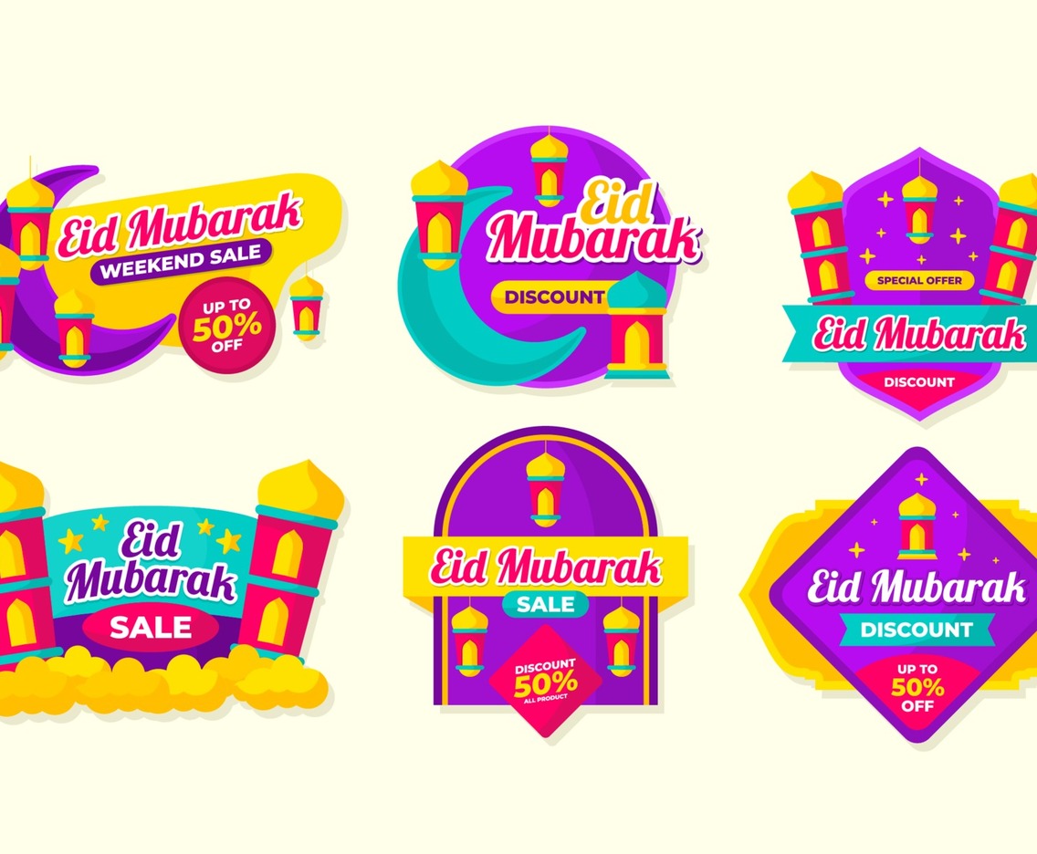 Eid Mubarak Label Collection