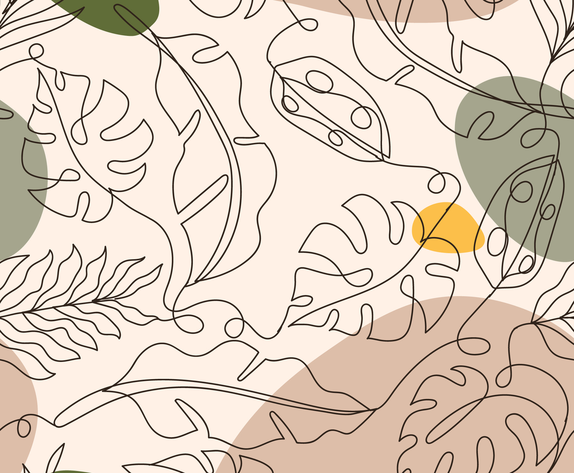 Seamless Tropical Plant Background
