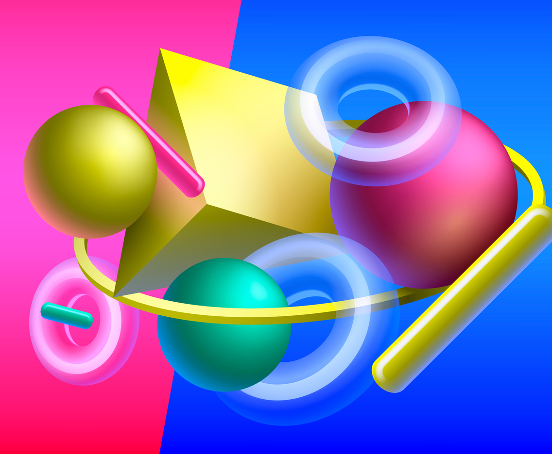 3D Geometric Background
