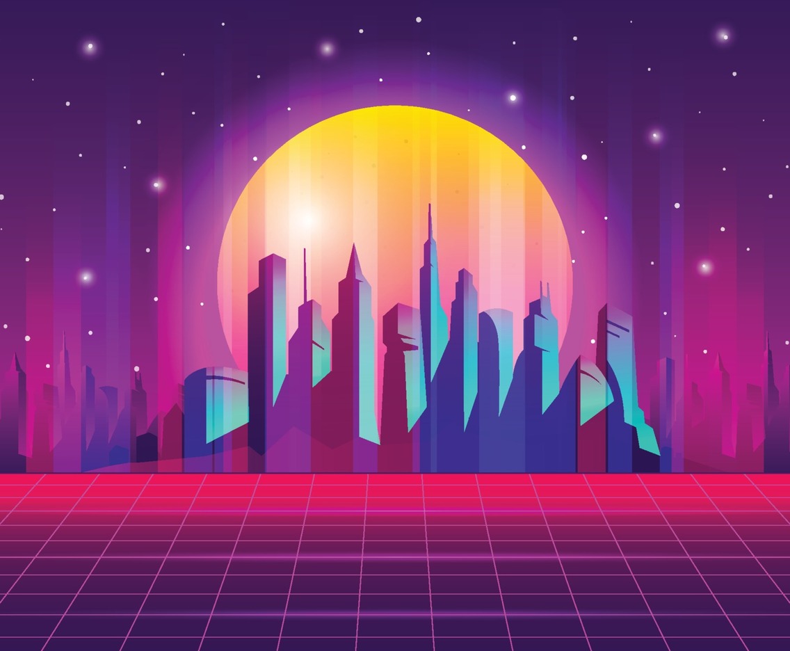 Nighttime at Retro City Futurism