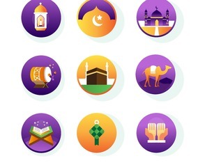 Eid Mubarak Icon Collection