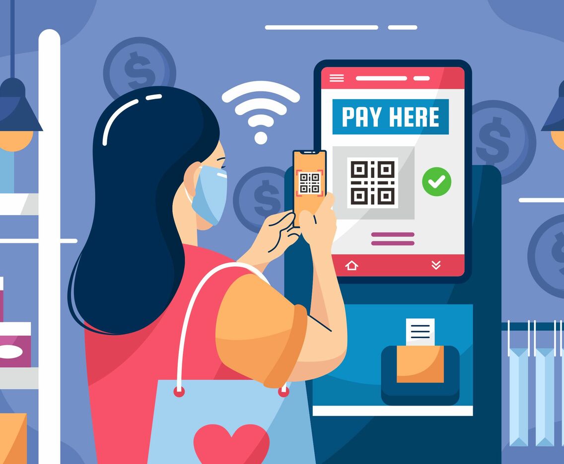 UNTACT Contactless Payments in Supermarket