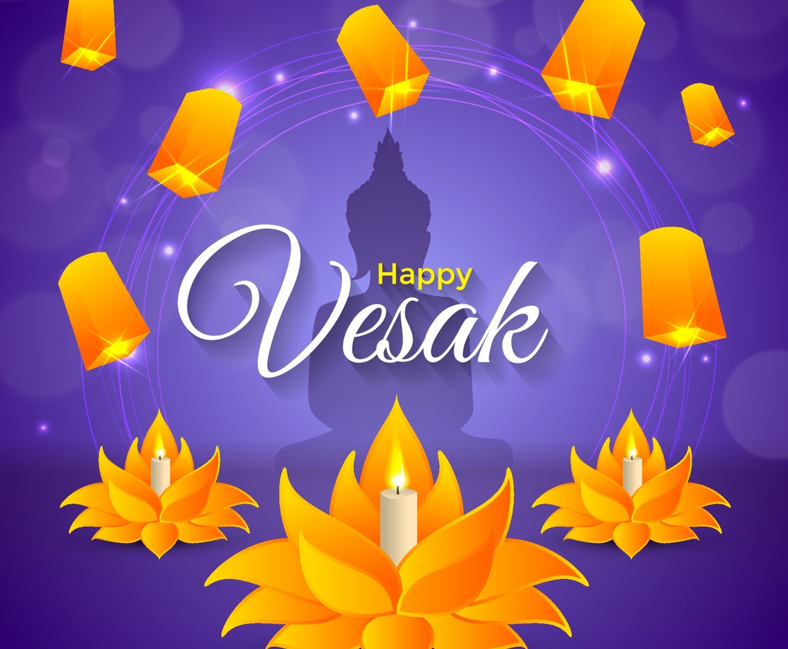 Happy Vesak with Sky Lantern Festival