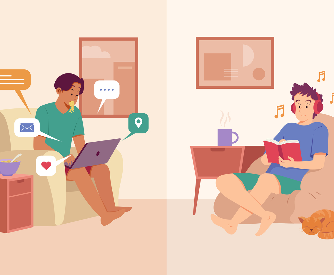 Fomo vs Jomo Concept