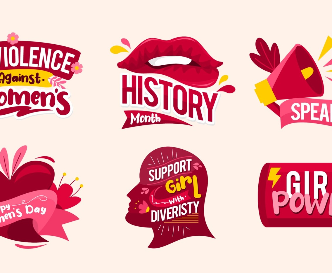 Women Day Awareness Sticker