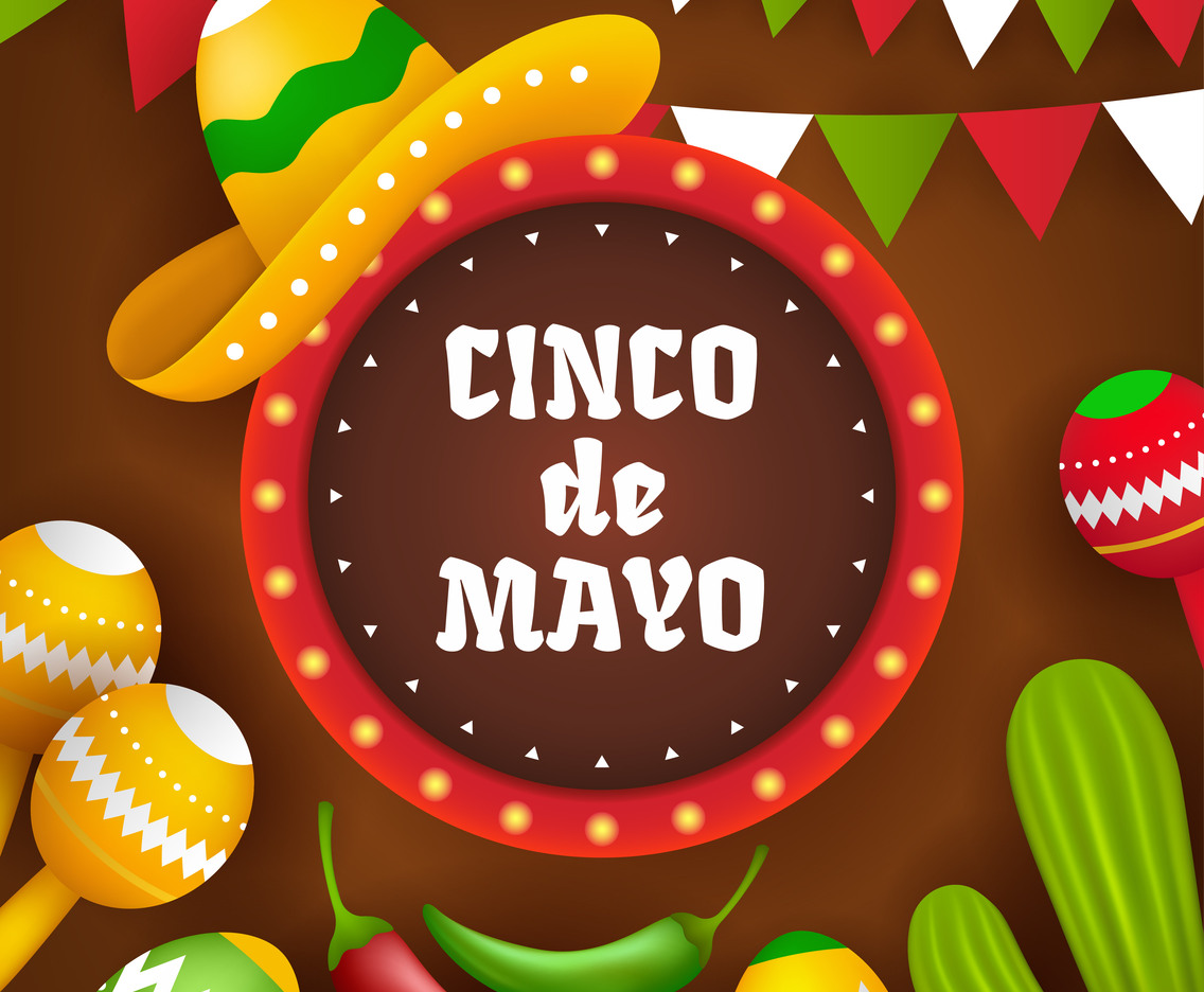 Cinco de Mayo with A Circle in The Middle