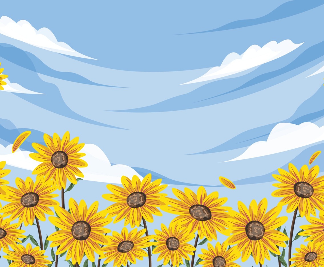 Beautiful Sunflower Background