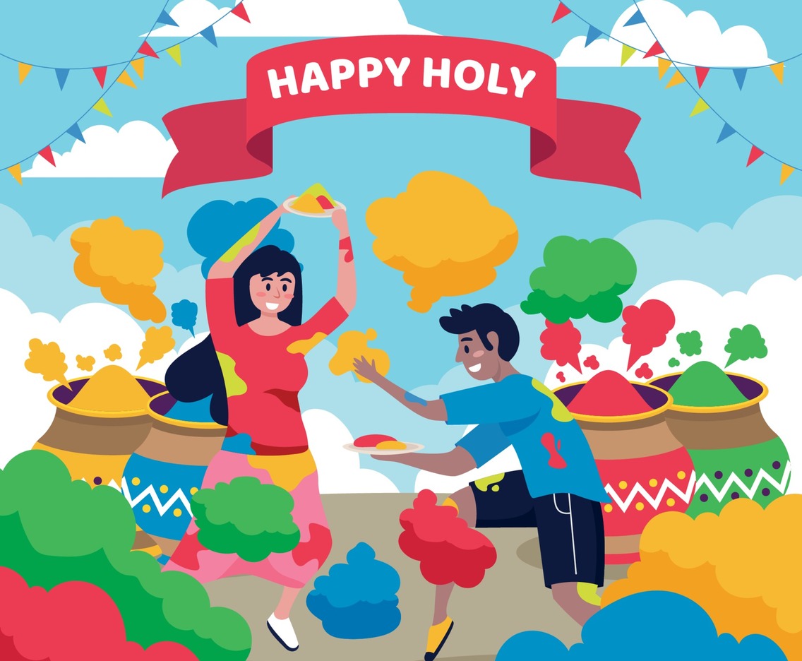 Happy Holi Festival Celebration