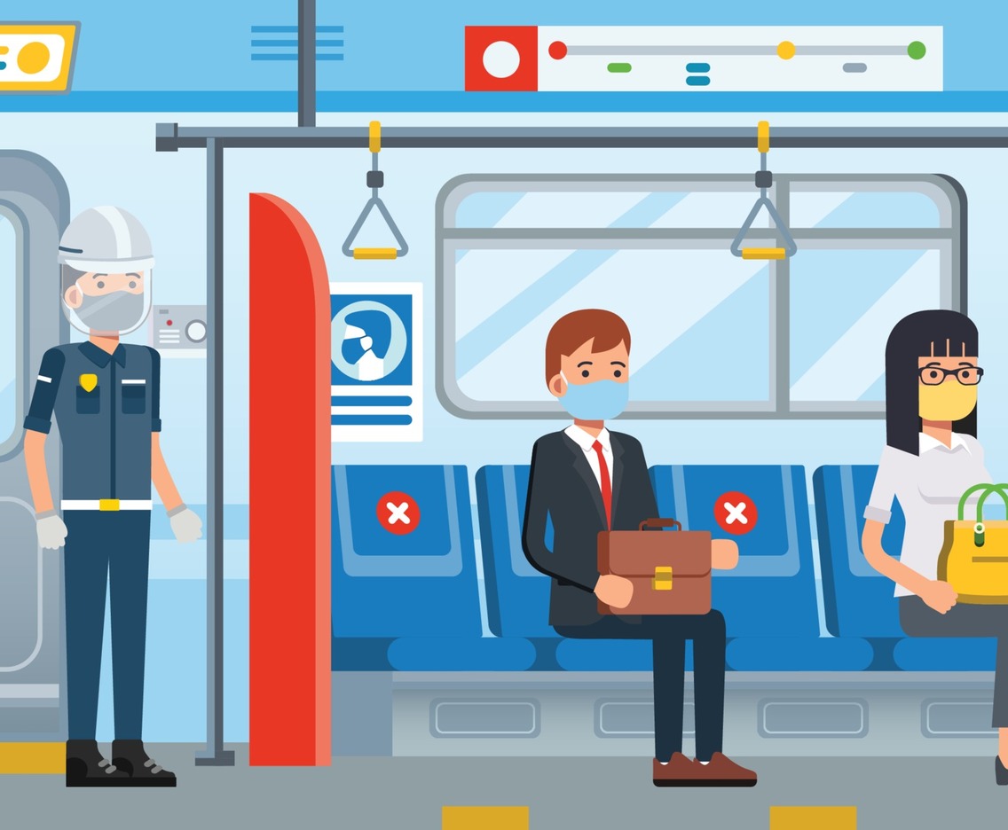 Applying New Normal Protocol in Public Train