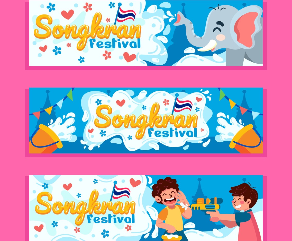 The Happiness of The Songkran Festival