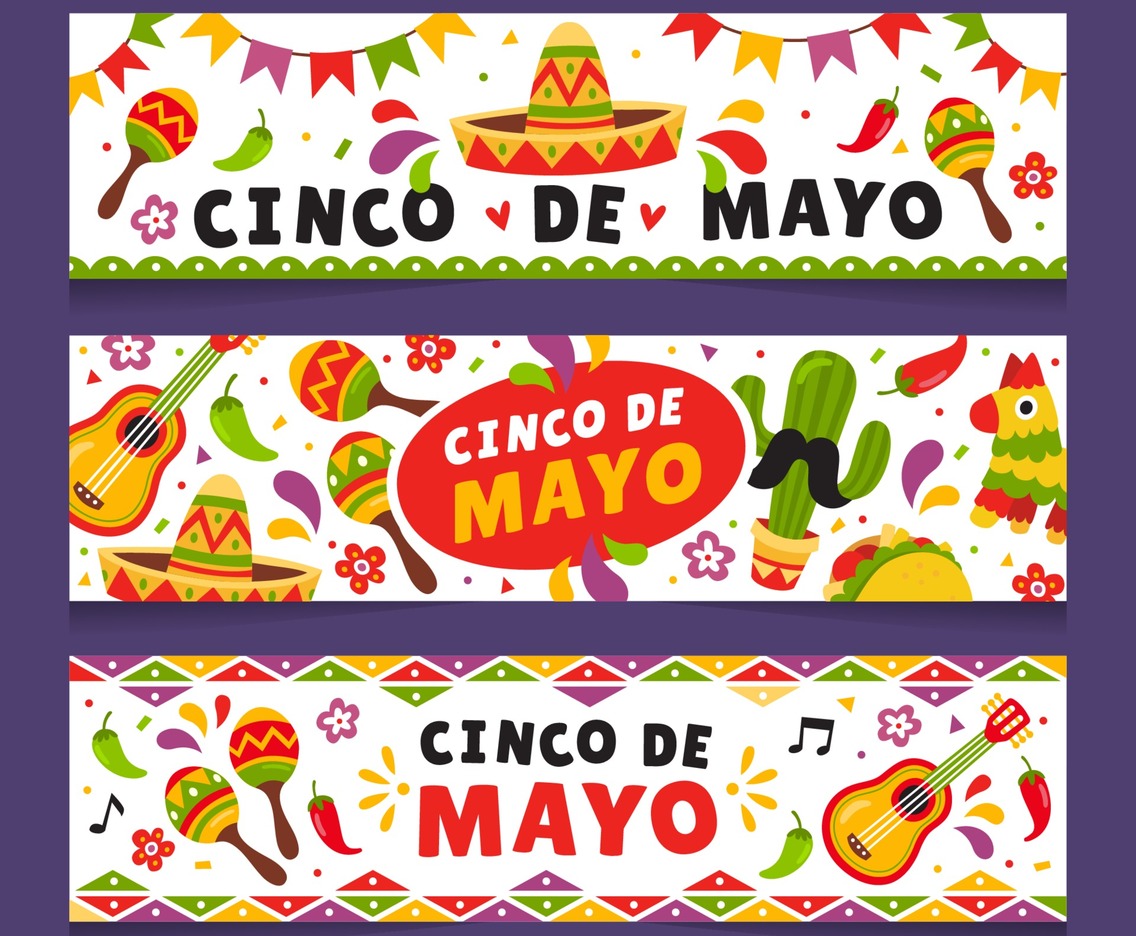 Cinco De Mayo Cute Banner