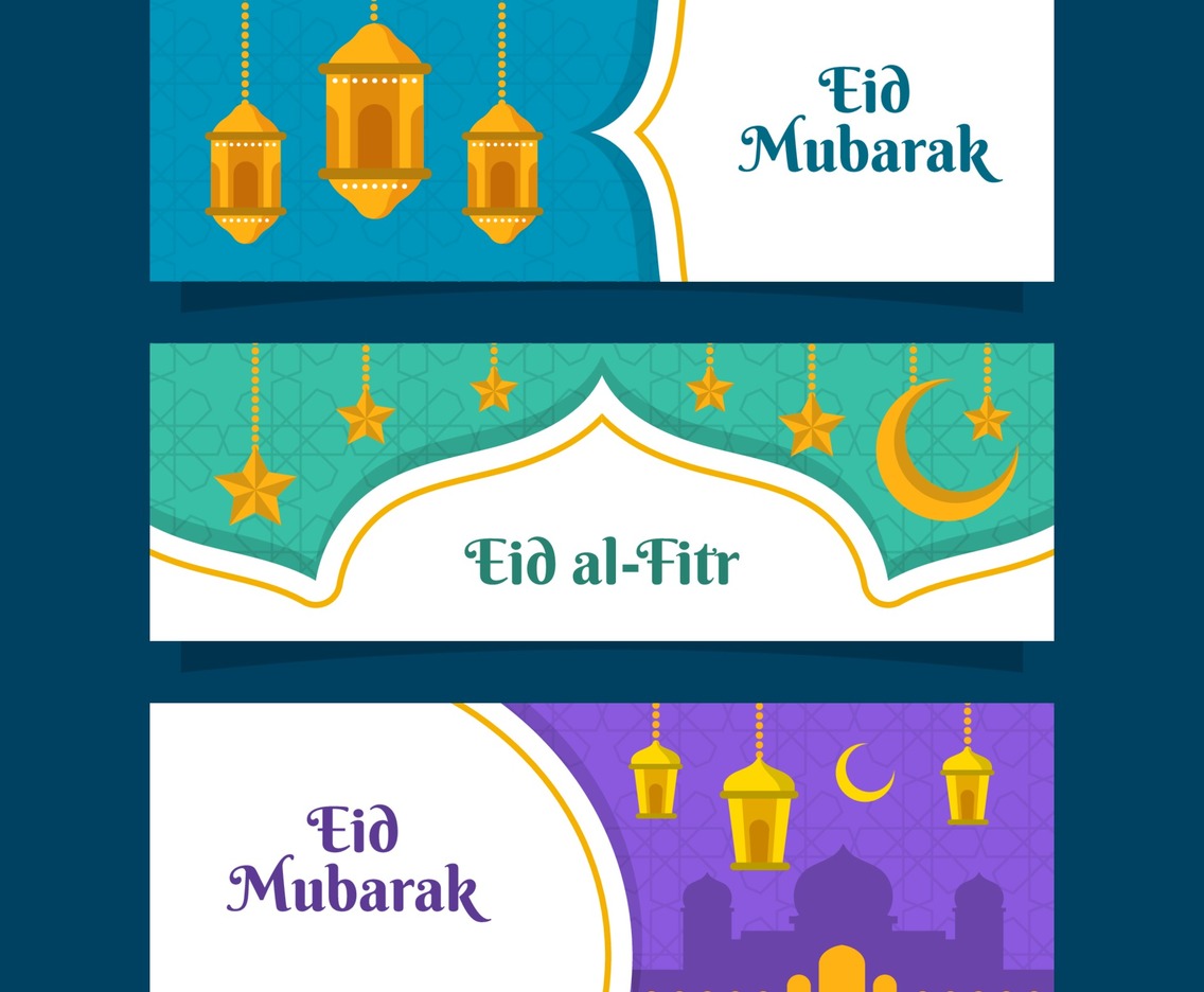 Eid Mubarak Season Greetings Banner Collection
