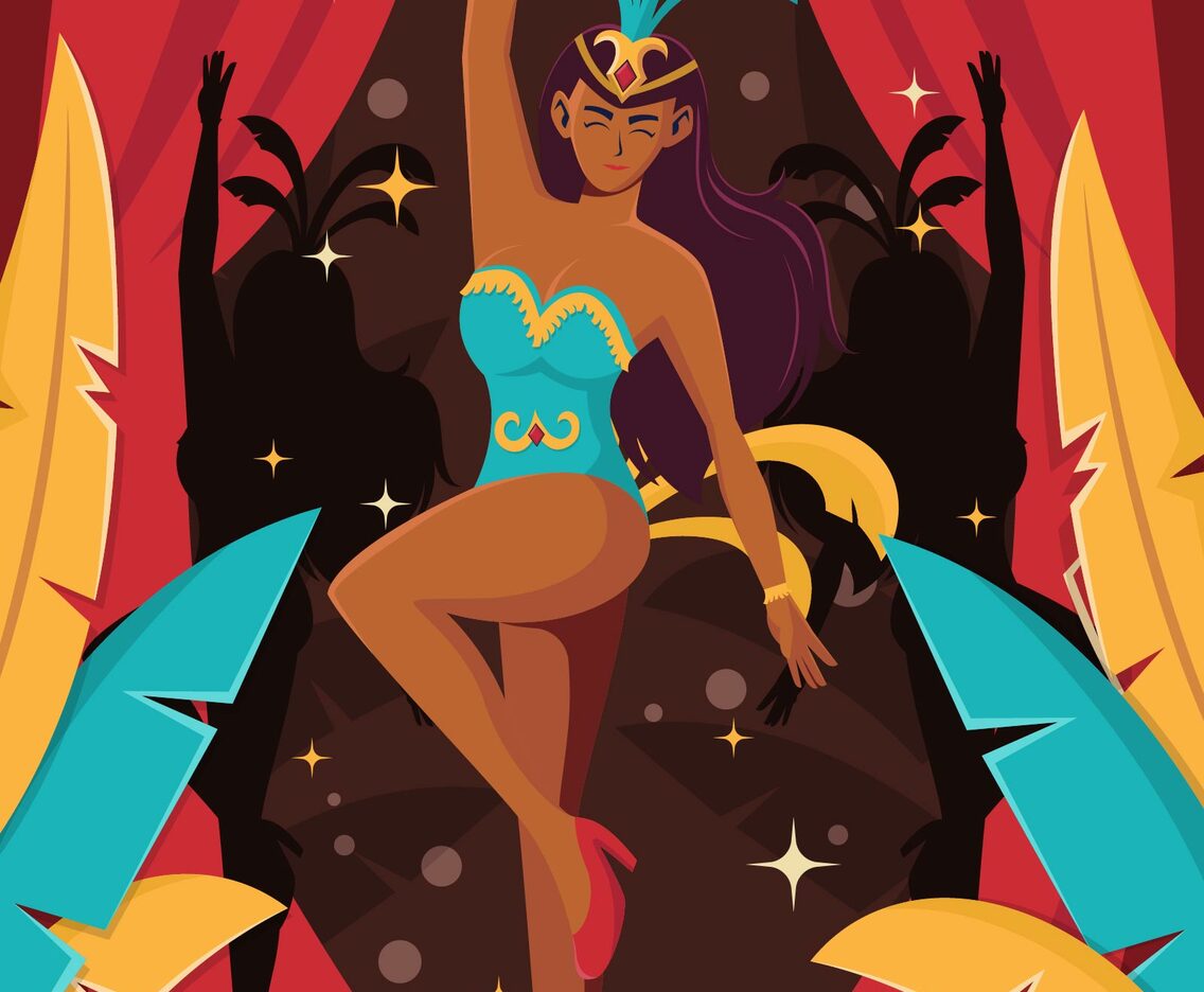 Brazilian Girl Celebrating Carnival