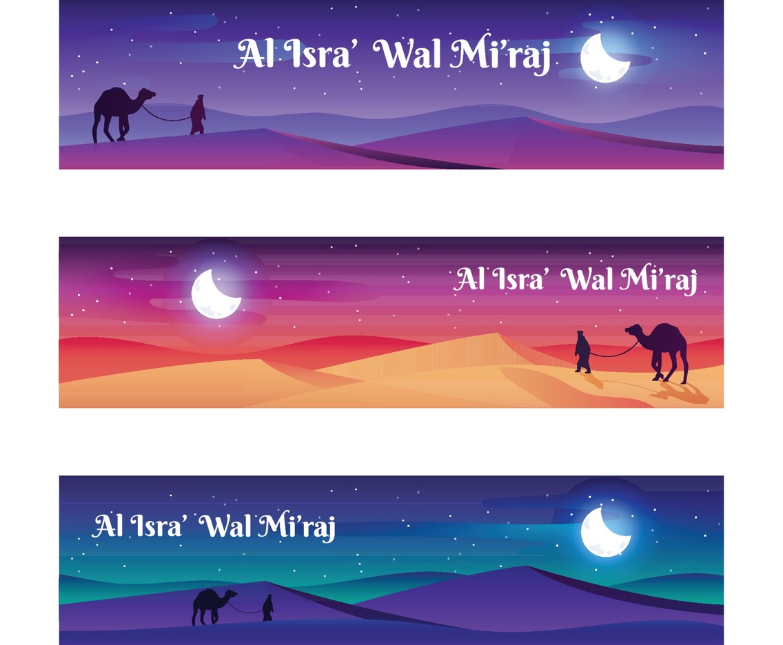 Isra' Mi'raj Banner Set