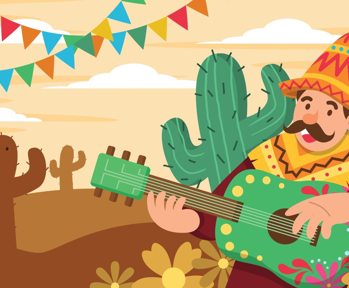 Cinco De Mayo Festivity Background