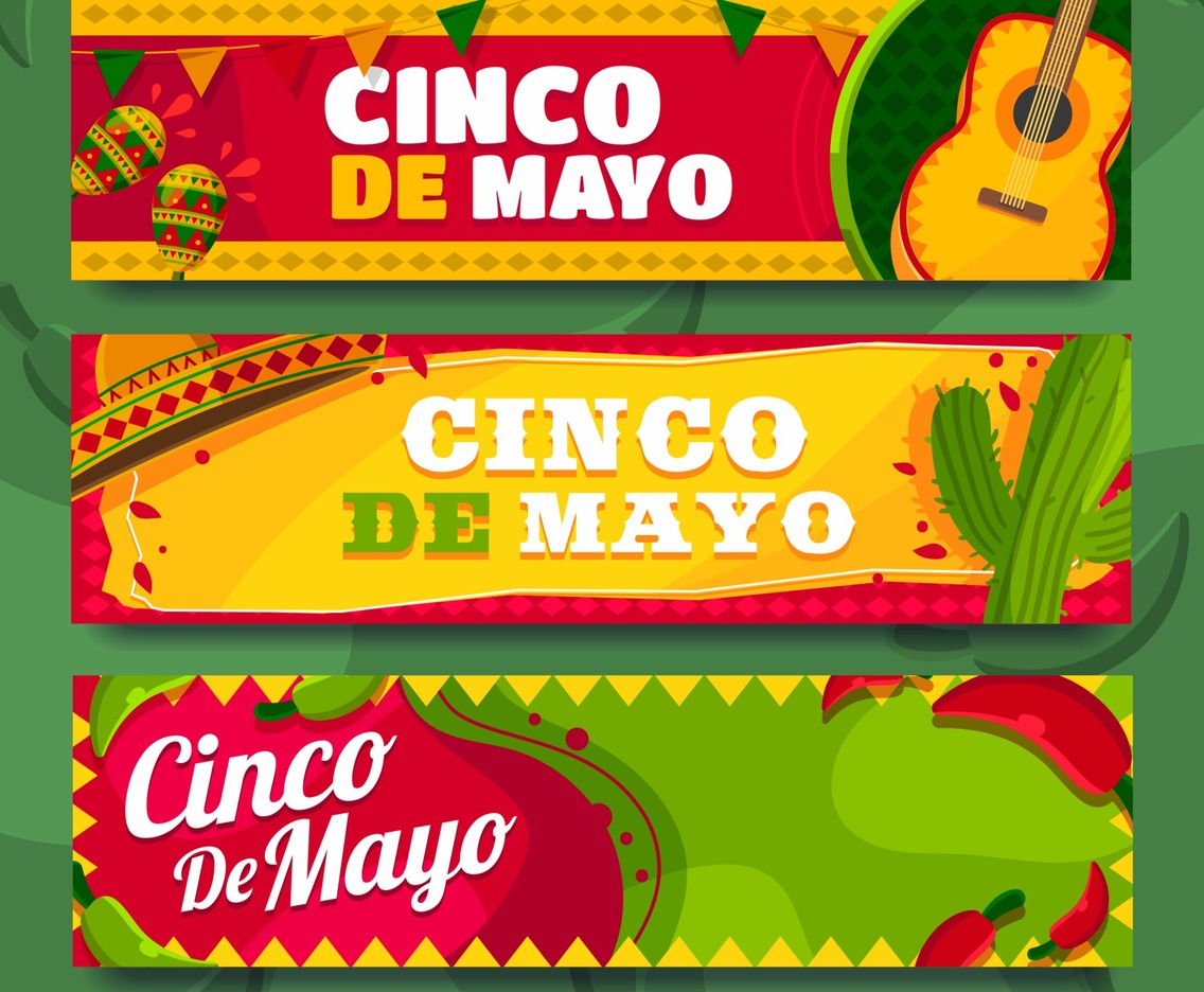 Bright Fun Cinco De Mayo Banner