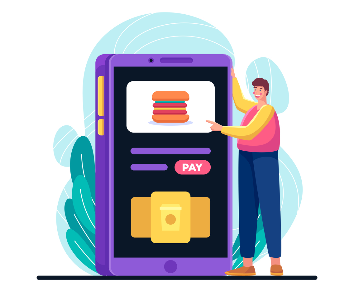 Online Ordering Food UNTACT  Concept