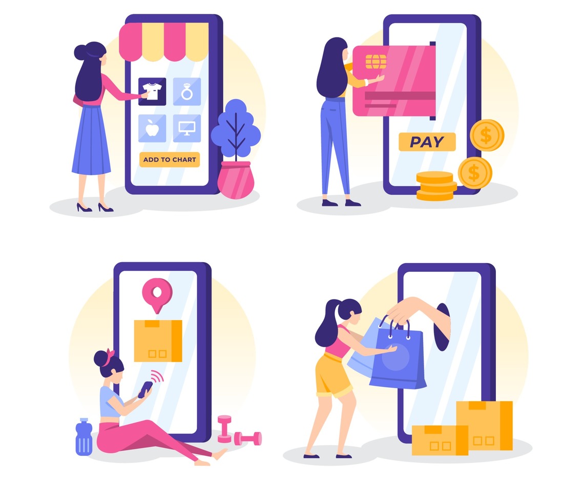 Mobile Online Shopping at Home