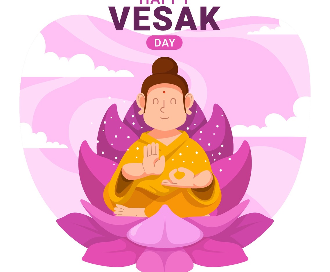 Happy Vesak Day Design