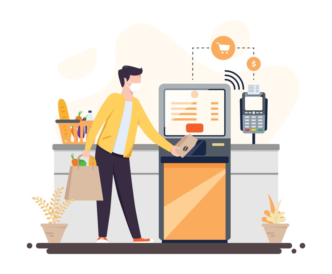 Contactless Payment Machine Concept