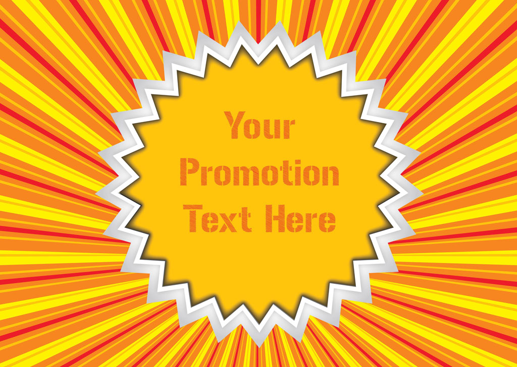 Promotion Vector Sticker