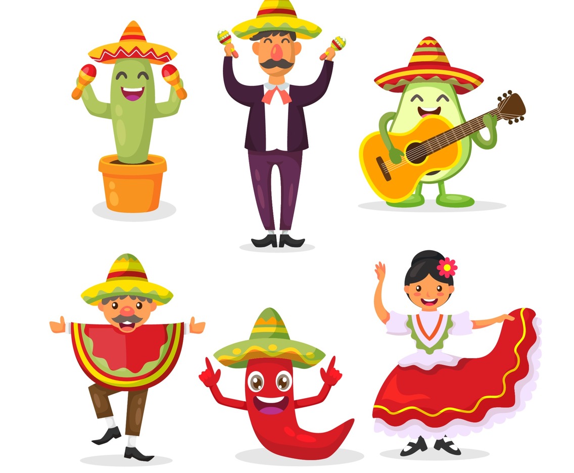 Cinco De Mayo Character Collection