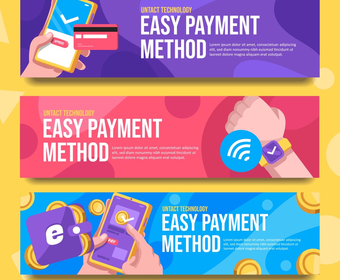 Easy Payment Method Untact Banner