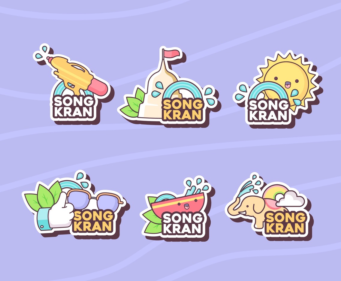 Cute Songkran Festival
