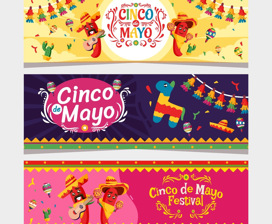 Cinco De Mayo Banner Collection