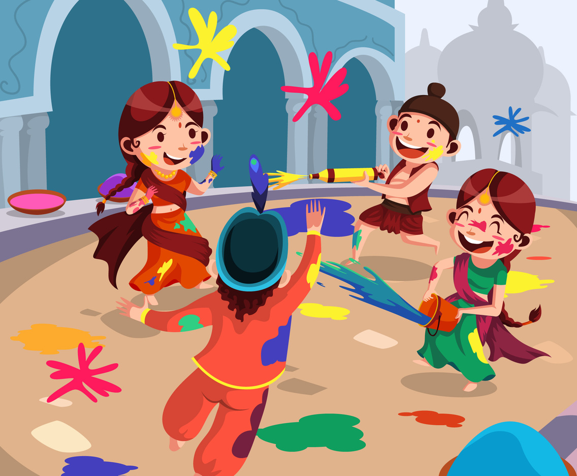 Holi Festival Celebration Design