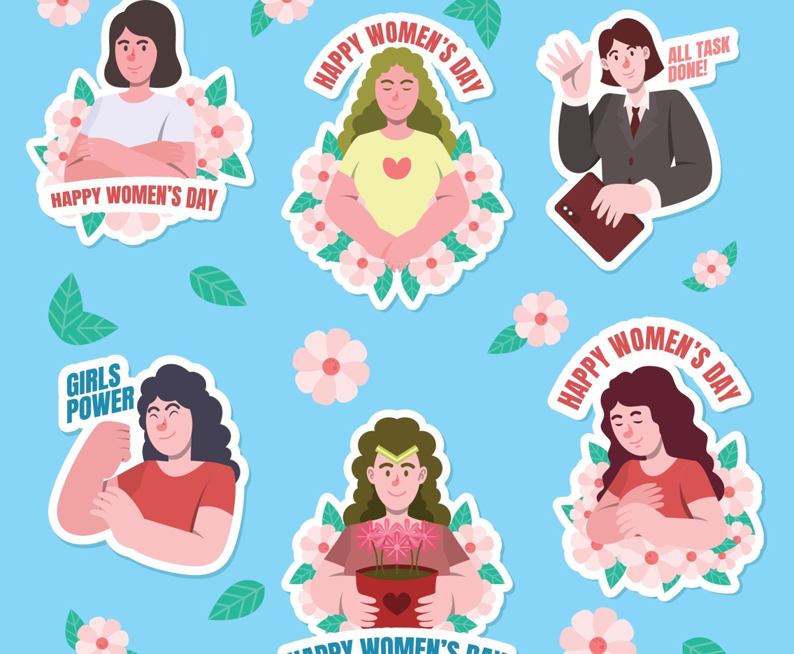 Women's Day Activism Sticker Pack