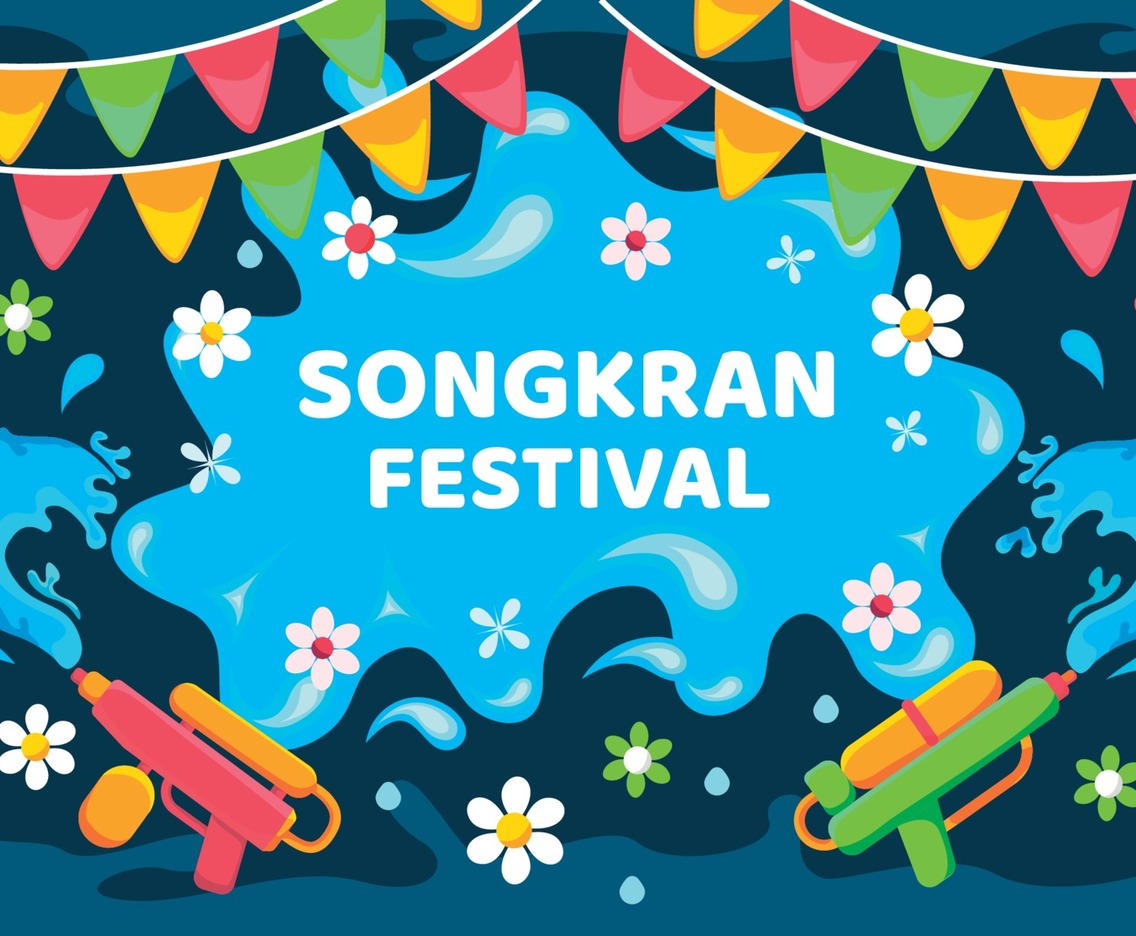 Songkran Festival Background
